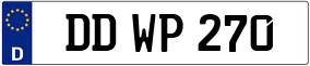 Truck License Plate
